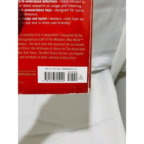 Webster's New World Dictionary Revised 4th Edition 2003 by Pocket Books - Picture 4 of 7